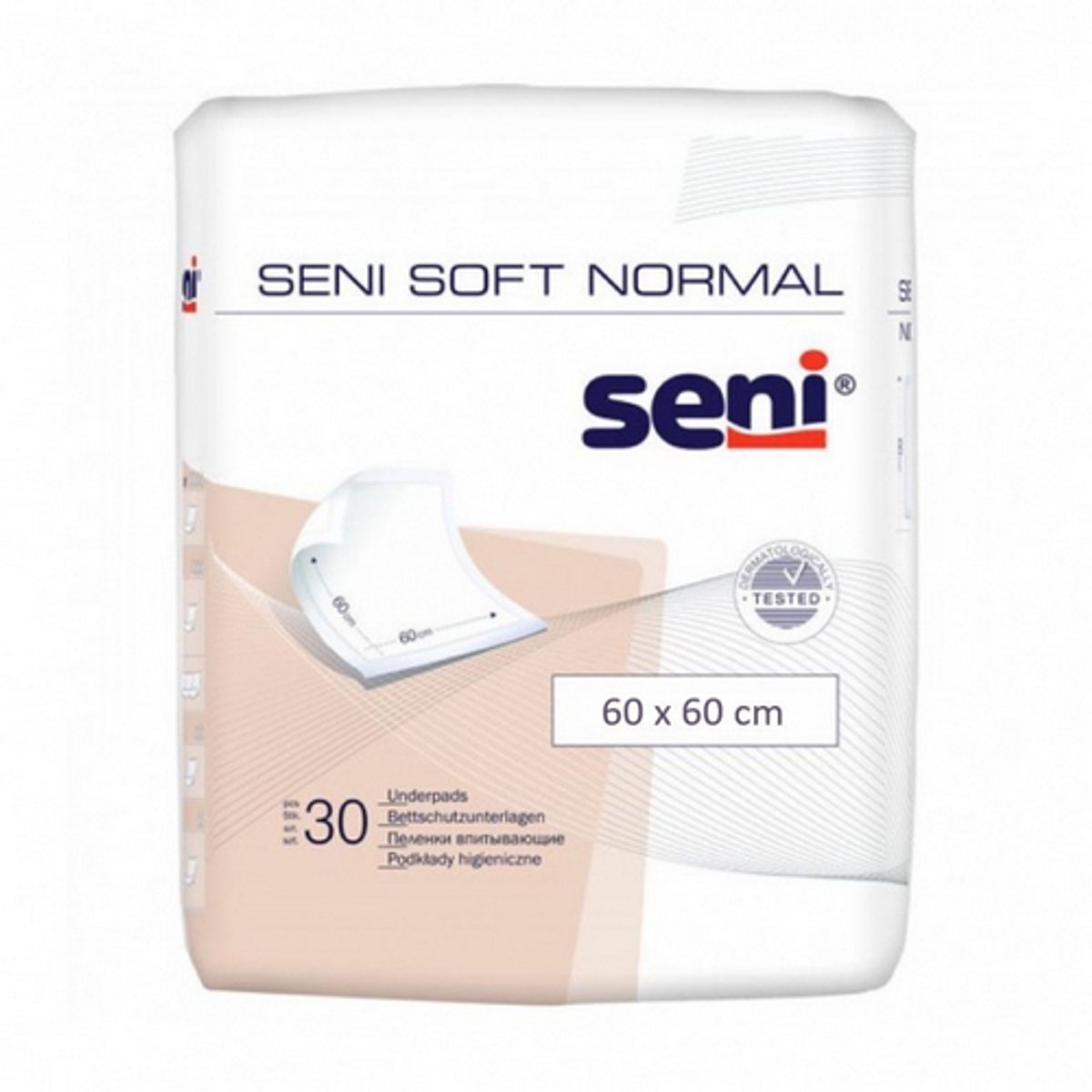 Seni Soft Normal 60 x 60 cm - 1 paquet de 30 protections