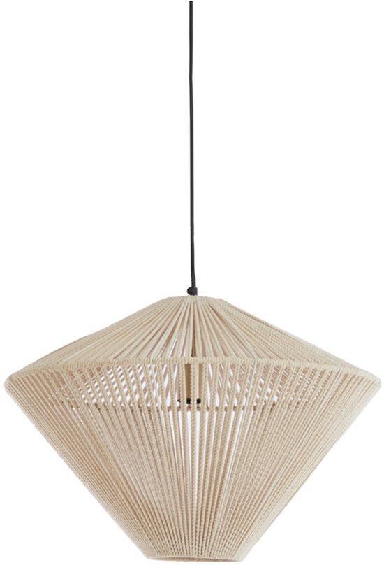 Light & Living Hanglamp Felida - Crème - Ø53cm - Modern - Hanglampen Eetkamer, Slaapkamer, Woonkamer