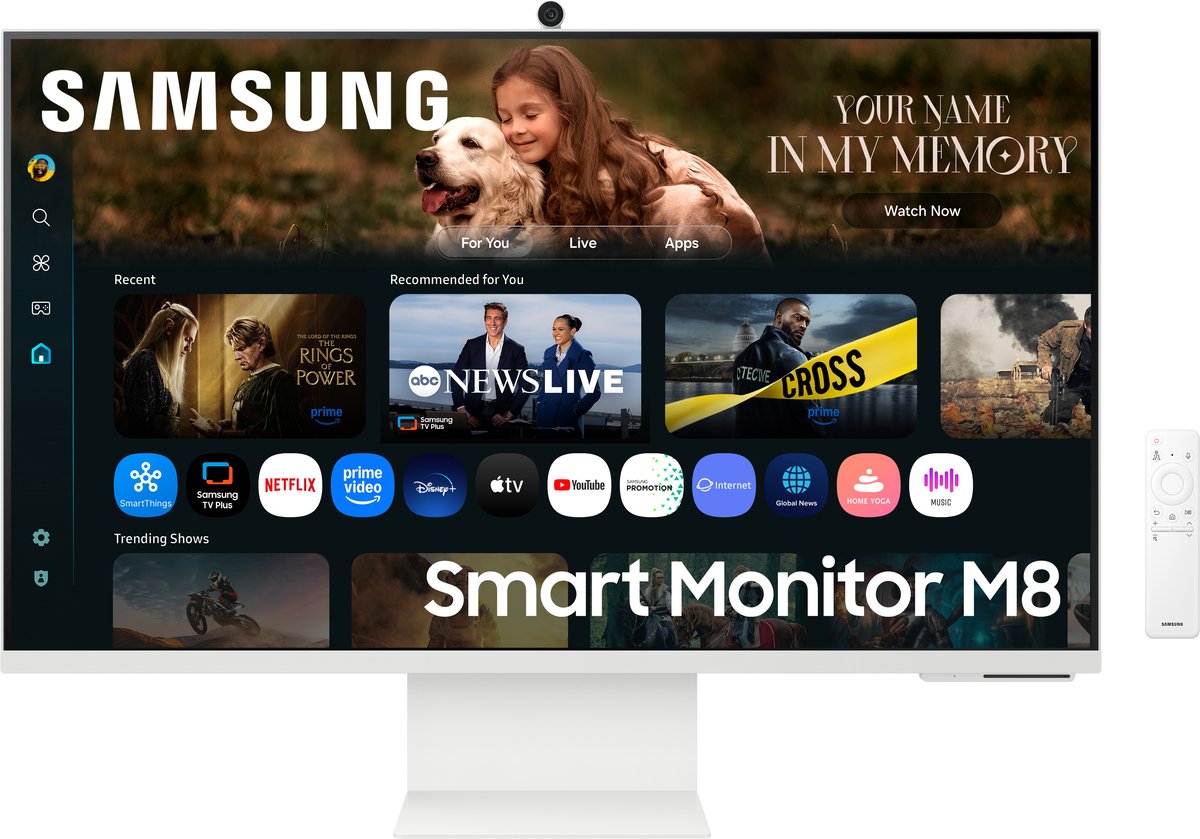 SAMSUNG M8 32" Smart Monitor M80F UHD lcd-monitor
