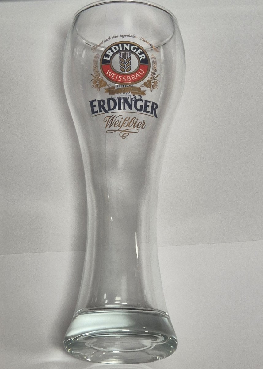 Erdinger 1x Bierglas 50cl - Origineel glas van de brouwerij - Nieuw
