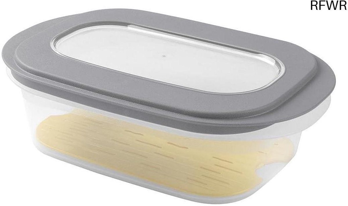 RFWR® Stylische Kaasdoos met Anti-Condens Tray - Lichtgrijs