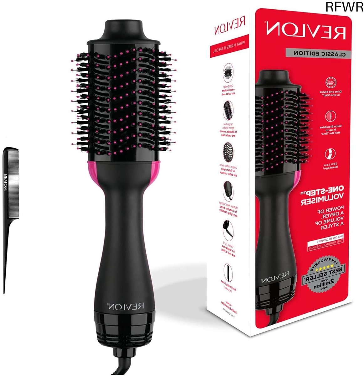 RFWR® Haardroger en Volumizer met Sectioneerkam - 2-in-1 Styling Tool voor Volumineus Haar