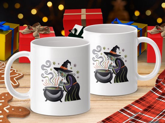 Mug envoûtant, Ketel de sorcière, mug d'Halloween, mug magique, idée cadeau, Decor d'automne, Decor d'Halloween, mug de sorcière, mug de sorcière
