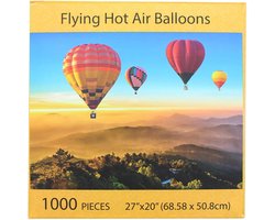 Puzzle Mate – Flying Hot Air Balloons – Legpuzzel 1000 stukjes - 68,6 × 50,8 cm