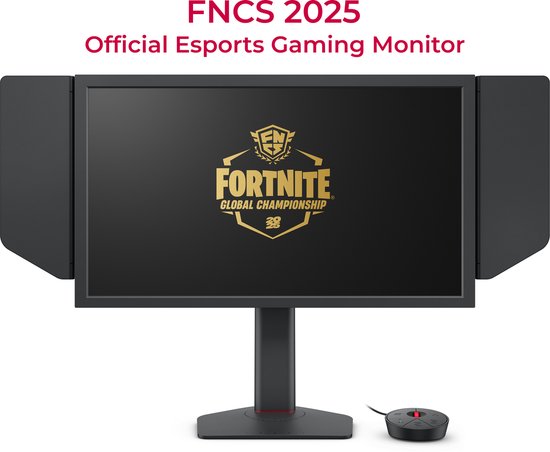 BenQ ZOWIE XL2566X+ eSports & Gaming 400Hz Monitor - HDMI - DP - New Fast TN Panel - XL Setting to Share - Schaduwkap - DyAc 2 - 24 inch
