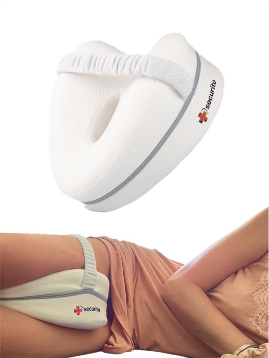 Kniekussen voor in bed – Orthopedisch Beenkussen voor Zijslapers – Kniekussen met Traagschuim – Ergonomisch Comfort