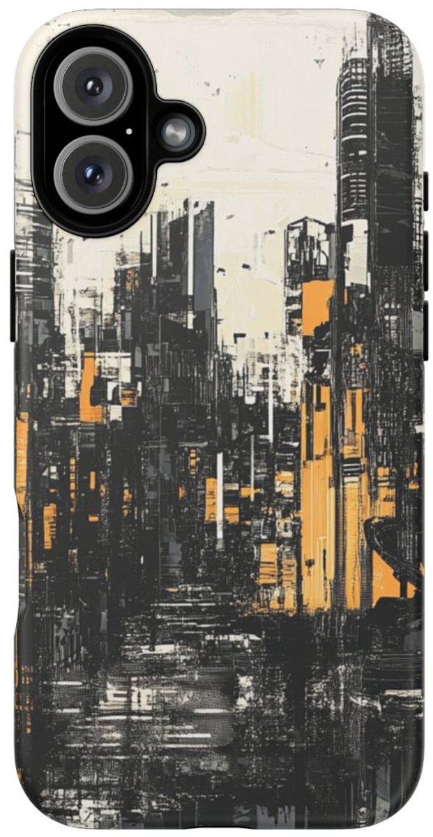 Abstracte Stedelijke Kunst – Telefoonhoesje Geschikt voor iPhone 16 Plus