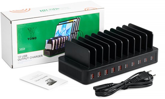 45W snellader - USB-C aansluiting - 2 meter draad - Power adapter - Geschikt voor smartphone, laptop & tablets - Golden Sound