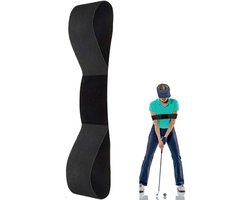 Golfswing trainingshulp armband, golfswing trainingshulpmiddelen, golftrainingshulpmiddel armtape voor houding en uitlijncorrectie, golftrainingsriem voor beginners, mannen, vrouwen,