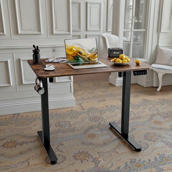 Zit-Sta Bureau 90x60 cm – Elektrisch Verstelbaar Bureau ... - Bol