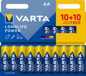 Varta Longlife Power AA - Alkaline Batterijen - 20 Stuks