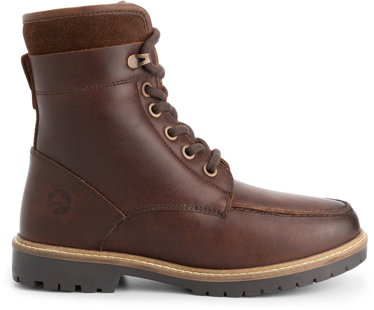 Travelin' Tronstad Dames - Veterboots - Wolgevoerd - Donkerbruin