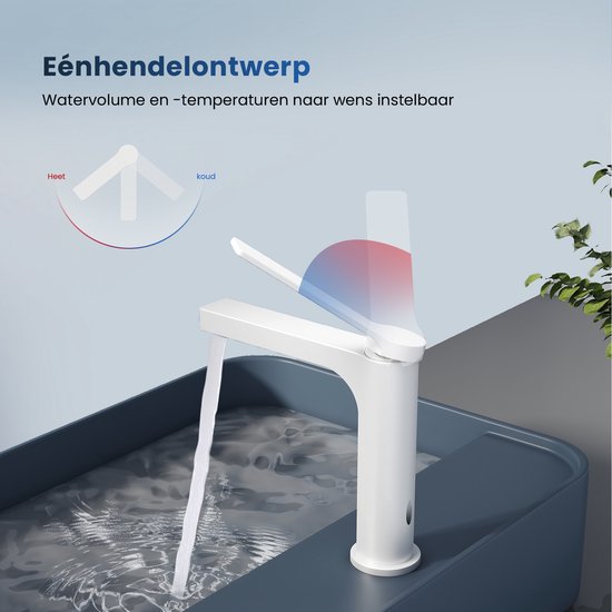 Ben Modena wastafel mineraalmarmer 120x45x9cm 1 bak 2 kraangaten Mat wit Ben Modena wastafel mineraalmarmer 120x45x9cm 1 bak 2 kraangaten Mat wit