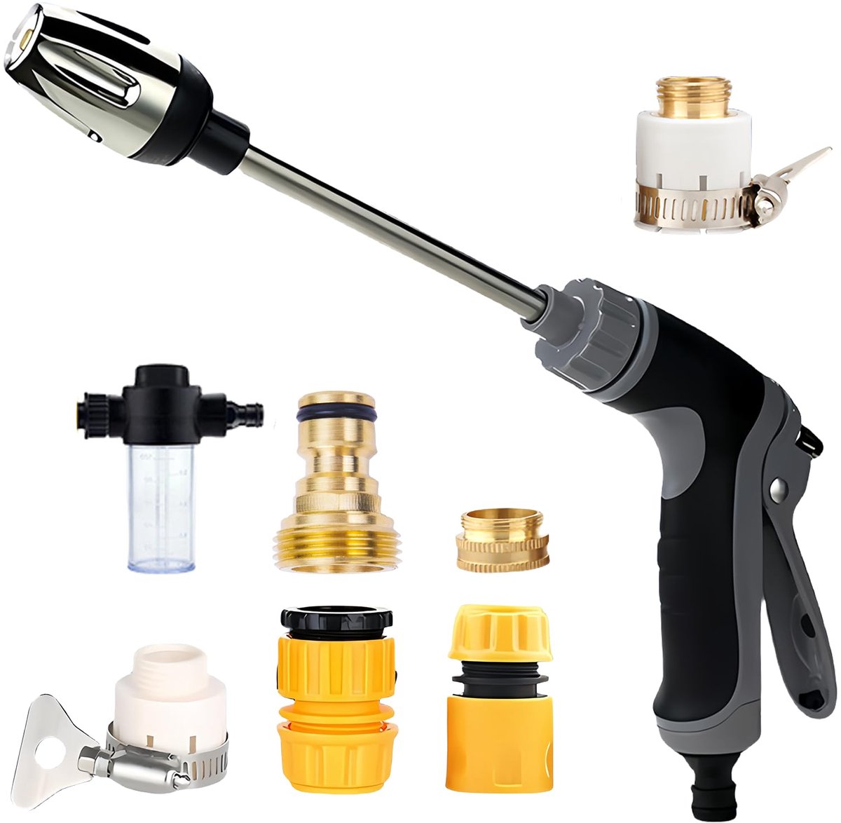 Turbo Washer - Hoge Druk Tuinsproeier - Tuinslang Spray - Tuinbesproeiing - Auto Wasser - Dierenshower