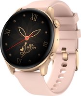 Riversong, Aangesloten horloge met micro oproepfunctie sport en gezondheid Tracker, Rose goud