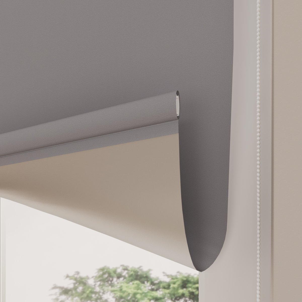 DTCH® Rolgordijn Verduisterend - Pure mini Thermo - Grijs - 70 x 150 cm - Isolerende zonwering – Rolgordijn zonder boren – foto 4