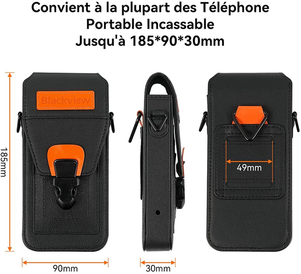 Coque Cuir Blackview OSCAL C20 OSCAL C20 Pro Fermeture Magnétique Flip