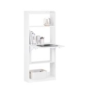 FWT105-W Opvouwbaar bureau, opklapbare computertafel, multifunct