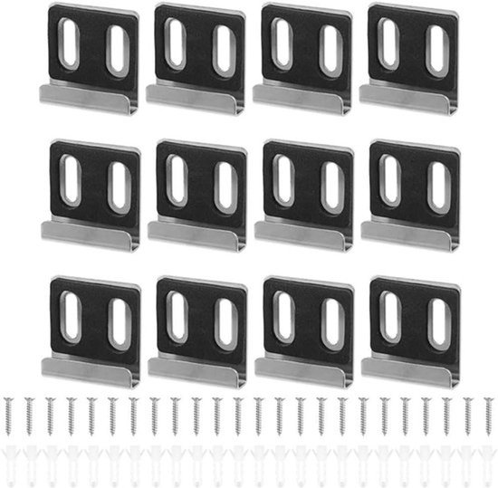 4/8 Stück Spiegelclips,3-6 mm Zinklegierung Klemmbefestigung,Glasklemme