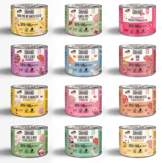 MAC’s Kattenvoer Natvoer Blik Mixpakket 60 x 200g + kattensnoepjes