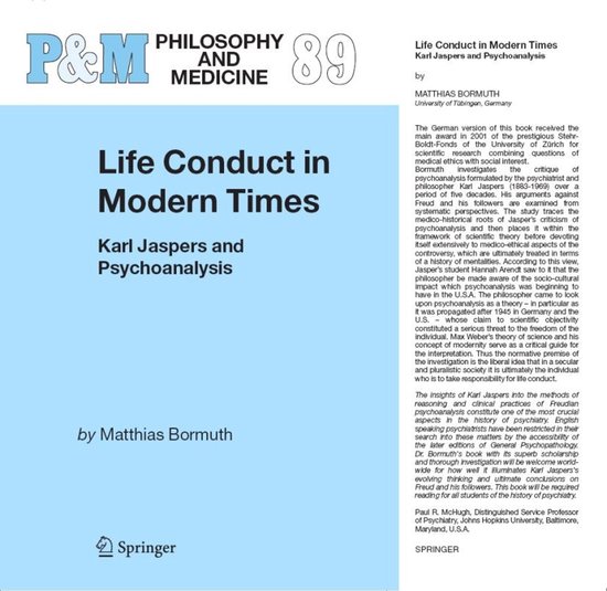 Philosophy and Medicine89- Life Conduct in Modern Times - cover