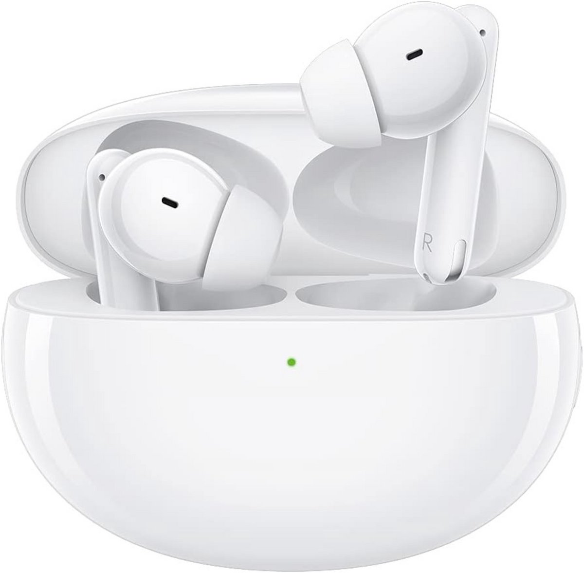 Manike USAMS XD19 Bluetooth Koptelefoon – Hi-Res Audio - Dual Mic ENC - Bluetooth 5.3 - 50u Speeltijd - Touchbediening - IPX5 - USB-C - Draadloze oortjes - Oortjes draadloos - Geschikt voor Smartphone & Laptop - Wit - iOS & Android