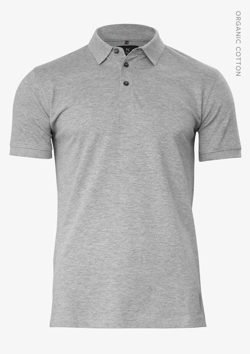 Nimbus Classic polo Harvard stretch | Maat S | Grijs