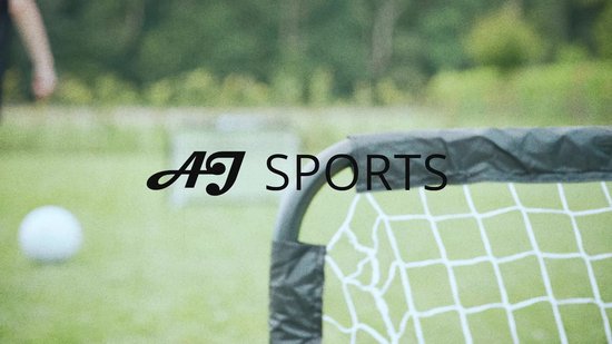 AJ-Sports Voetbaldoelen 90x60cm – Set van 2 Voetbalgoaltjes met Net – Opvouwbare Voetbalgoals voor Kinderen – Binnen en Buiten – Zwart