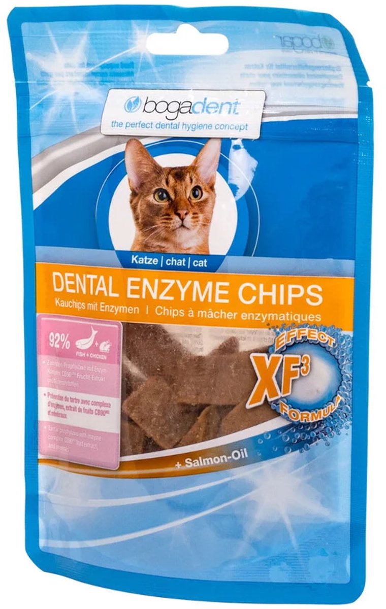 Bogadent Kat - Dental Enzyme Chips - 92% Vis - 65 gr.