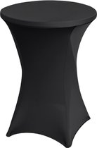 Cocktail wit Spandex stretch tafelkleed, vierkante hoeken Cocktail ronde tafel dekken, Fitted High Top tafelkleed voor bruiloft, feest, banket, verjaardag (Color : #2, Size : 60x110CM