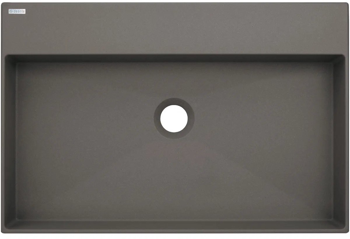 Granite countertop washbasin with space for a tap - 60x40 cm