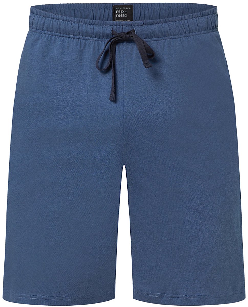 Schiesser Pyjamabroek kort model royal blue