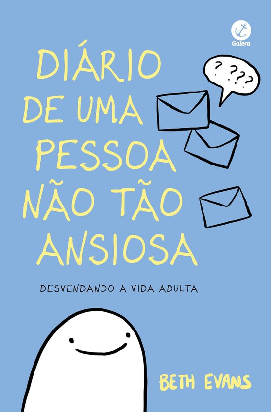 Diário de uma pessoa não tão ansiosa - cover