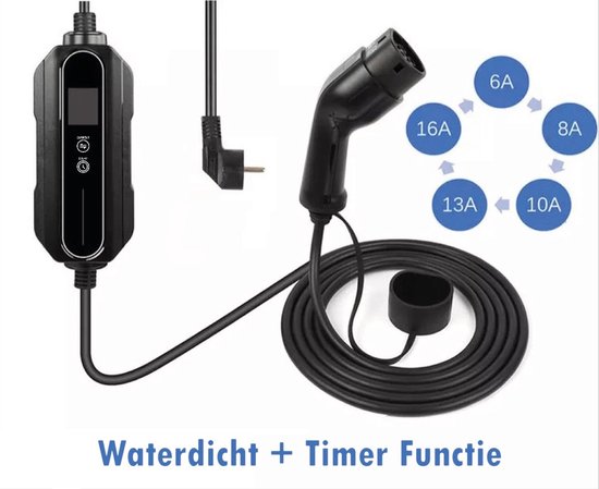 Andaiic Mobiele Thuislader elektrische auto - 10 meter - IP67