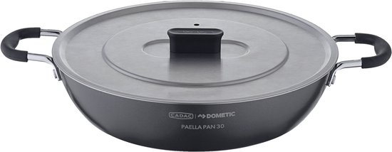 CADAC Dometic - Paella Pan 30 - Keramische Coating - RVS Deksel - Met opbergtas