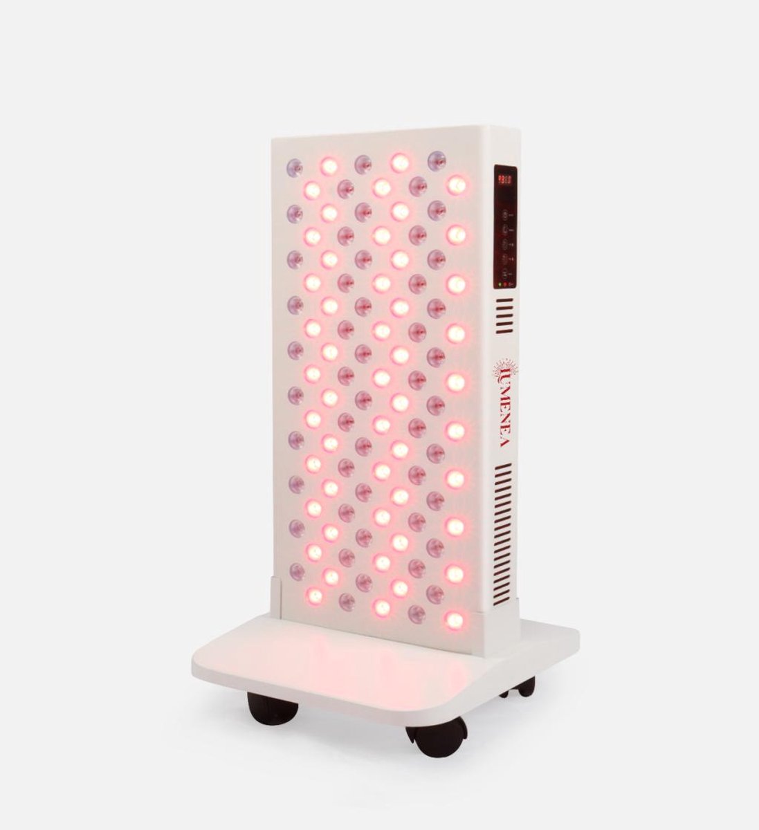 Lumenea Vital 500 Mobility Set – Rood Licht Therapie Paneel met Mobiele Standaard – Spierherstel – Huidverbetering – Lichttherapie Thuis