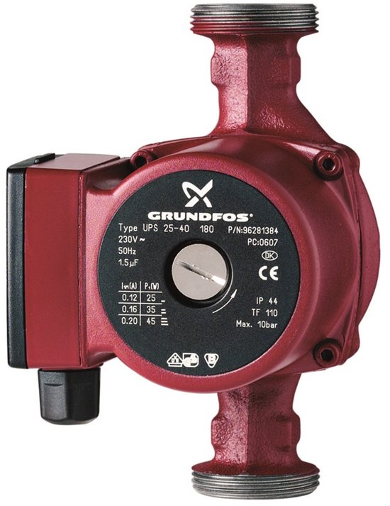 GRUNDFOS Alpha1 Circulatiepomp 25 40 DN 25 1x230V 1.5m3 H PN 10 Gietijzer B1xb2xhxl 22 1806