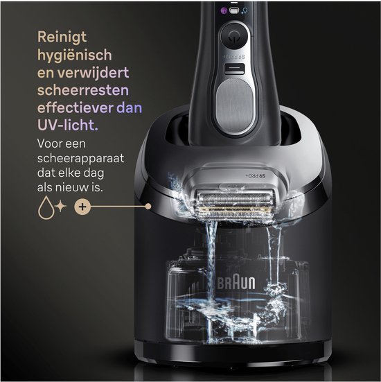Braun Series 9 PRO+ Elektrisch Scheerapparaat - Pro SensoAdapt - SmartCare Center - 9660CC - Zwart - Scheerapparaat voor Mannen