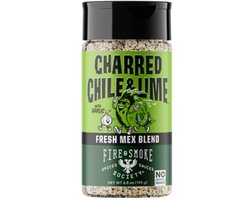 Fire & Smoke Charred Chile & Lime Rub – Mexicaanse Kruidensamenstelling – 6,8 oz (192 g) – Zacht Pittig & Rokerig