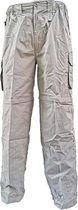 Pantalon zippé résistant à l'usure kaki Pantalon de marche zippé pour femme et homme taille M