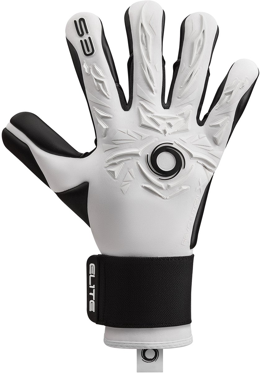 Elite Sport Neo Revolution X Keepershandschoenen - Wit / Zwart | Maat: 6