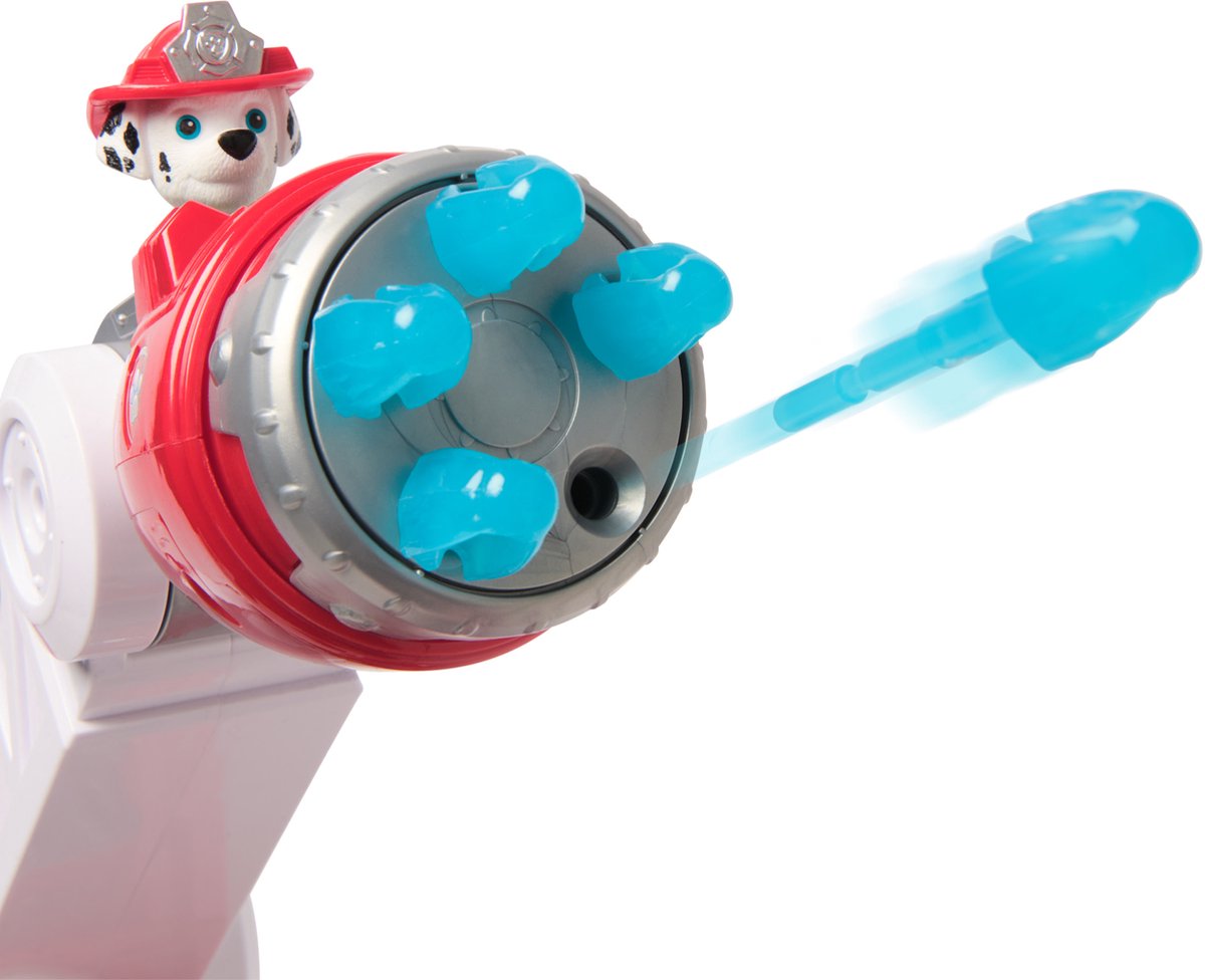 PAW Patrol - Brandweerredding - Marshall's Brandweerwagen met Marshall-figuur, licht, lanceerder en geluidseffecten — afbeelding 6