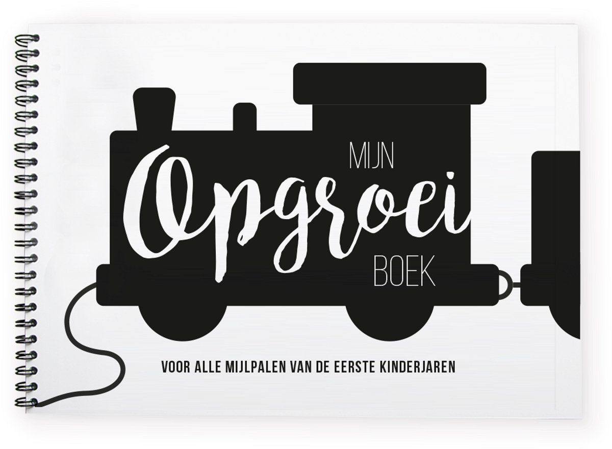 Opgroeiboek - Dreumes, peuter en kleuter - 1 tot en met 4 jaar - Invulboek - Luxe uitvoering - Studio Mamengo - A4