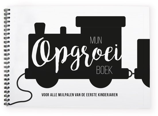 Opgroeiboek - Dreumes, peuter en kleuter - 1 tot en met 4 jaar - Invulboek - Luxe uitvoering - Studio Mamengo - A4