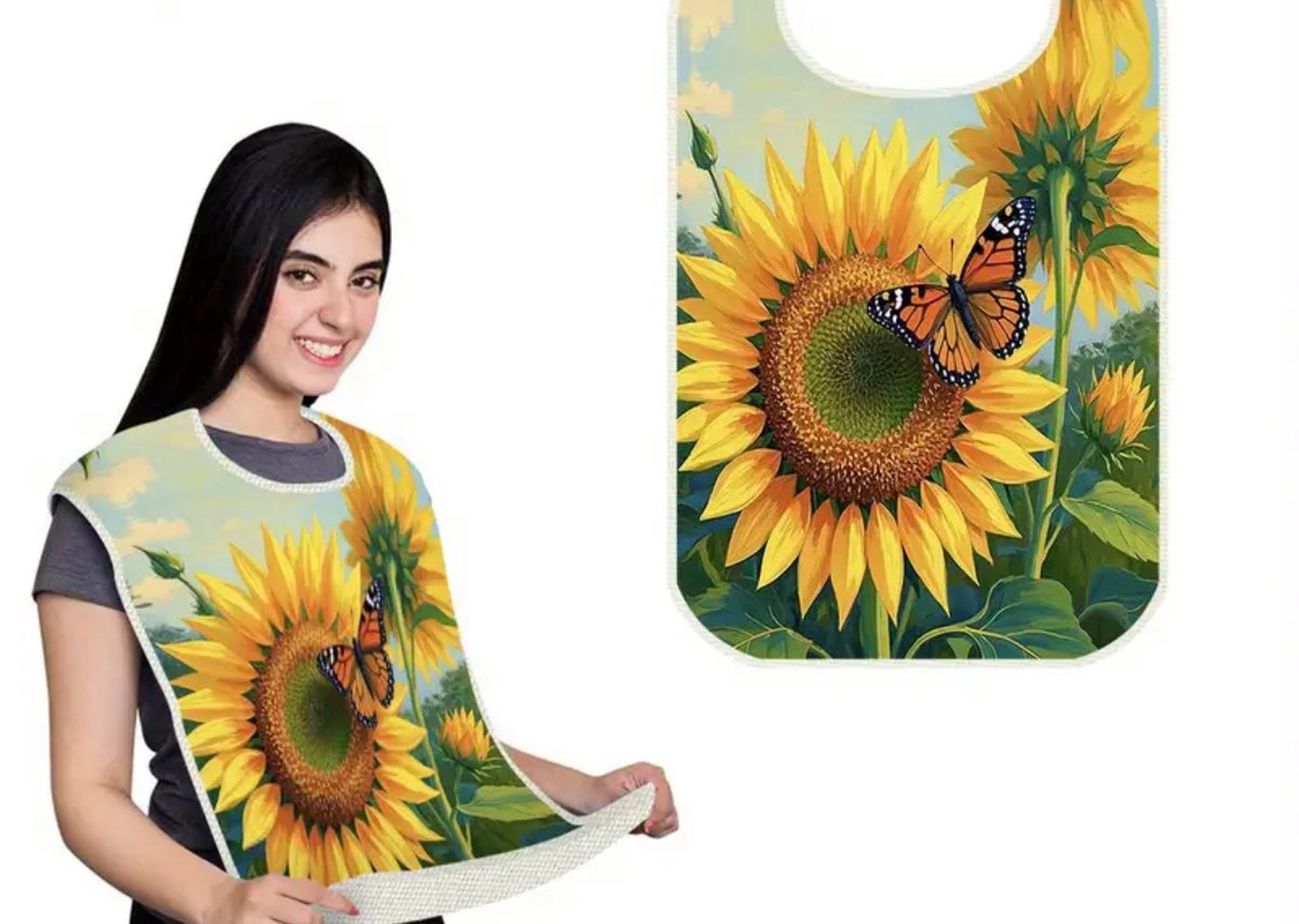 Image of 2 Slab senioren thuiszorg om kleding te beschermen.