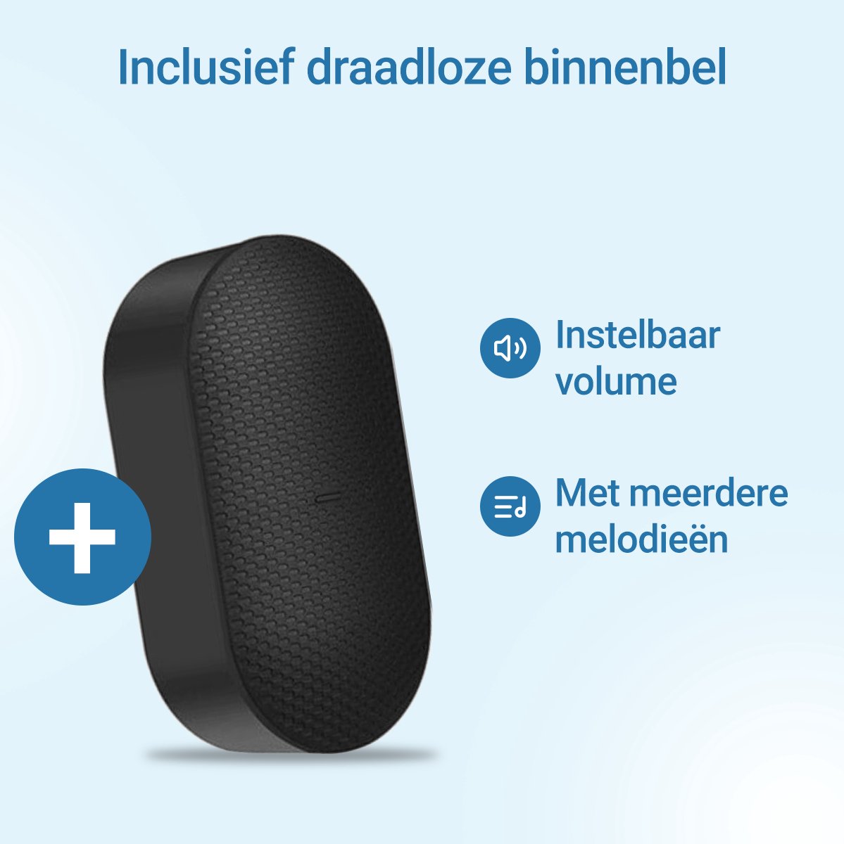 Living Needs - Slimme Video Deurbel met Camera – Zwart - Full HD beeld - met Nachtzicht, App & Bewegingsmelder - Draadloos – foto 6