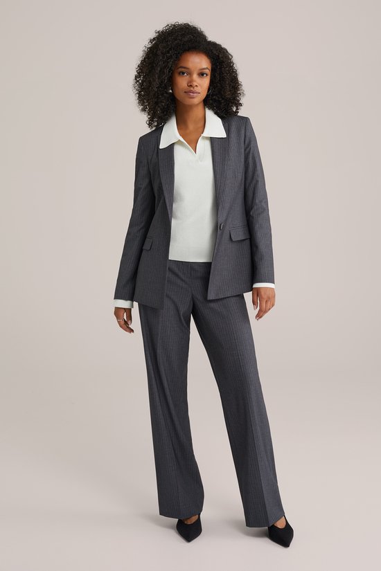 Pantalon large à fines rayures pour femme WE Fashion