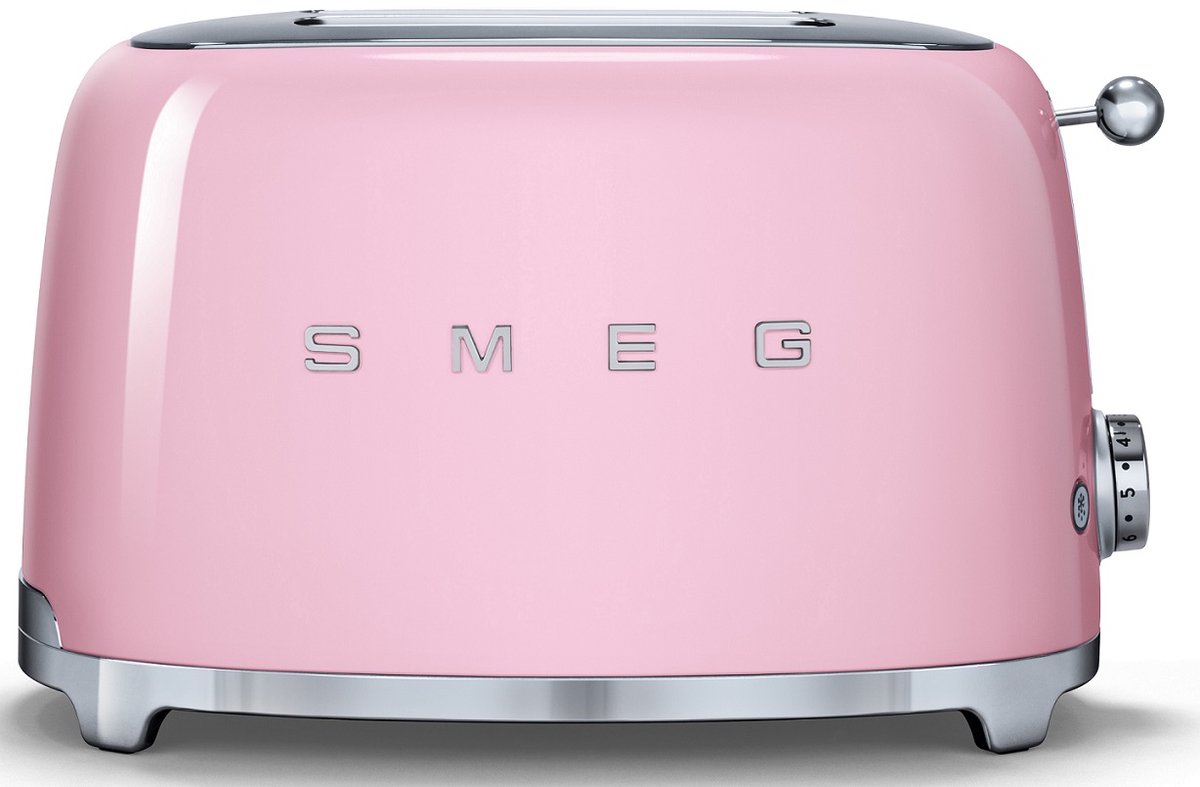 SMEG TSF01PKEU - Broodrooster - Roze - 2x2 - 950W - 6 niveaus thumbnail 8