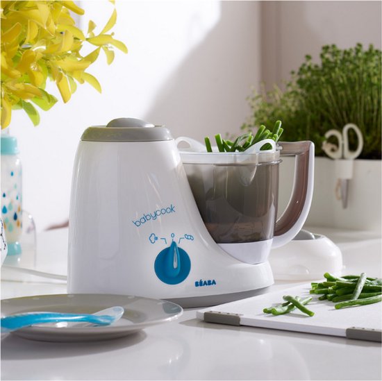 Béaba Babycook Original® - Stoomkoker - 4-in-1 babyvoeding bereider - Foodprocessor - Grijs/Wit van Beaba — afbeelding 5