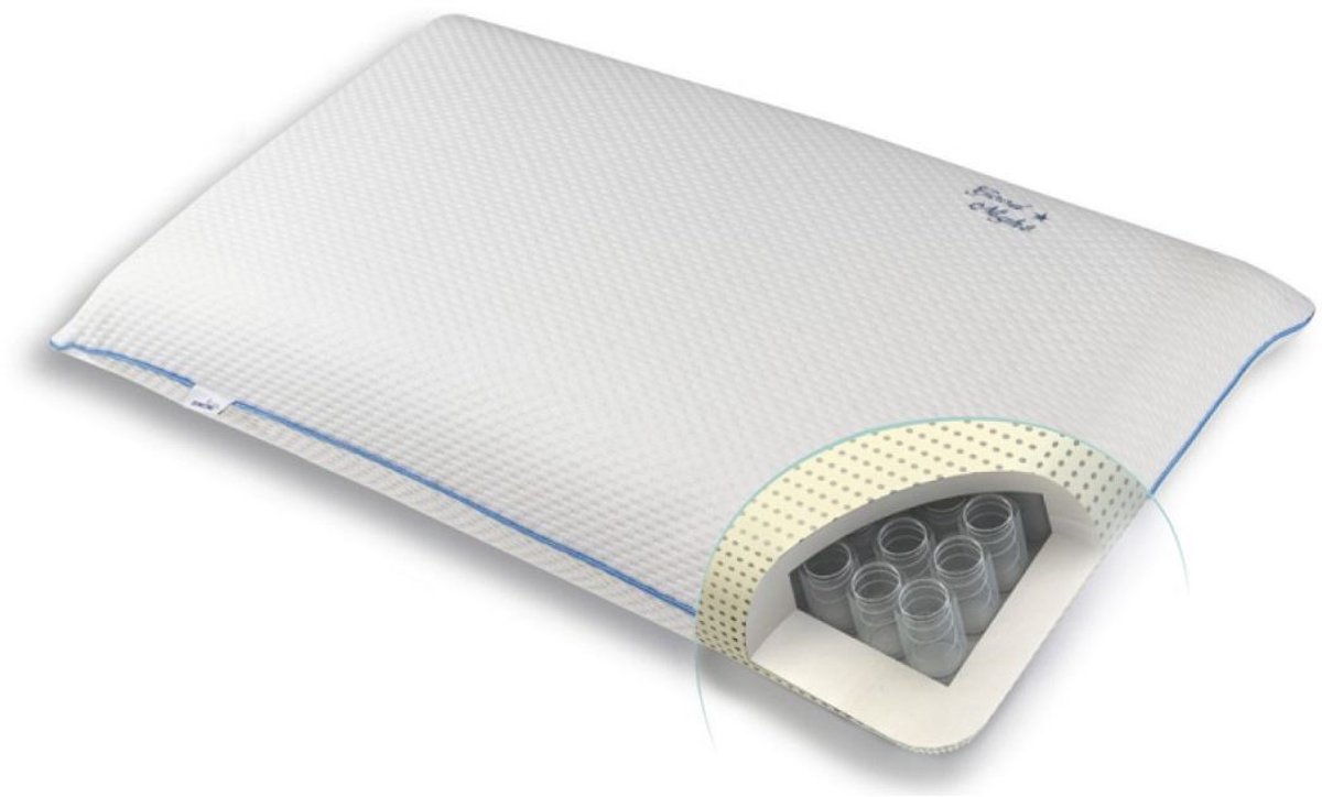 Visco Spring Hoofdkussen met mini pocketveren FIRM